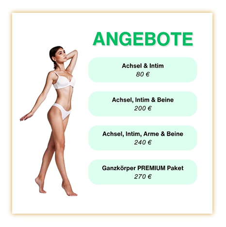 Haarentfernung Angebote